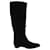 Tod's Slouchy Knee Boots in Black Suede  ref.1326876