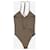 Ami Brown swimsuit - size S Polyamide  ref.1326905