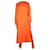 Autre Marque Red oversized silk midi dress - size M  ref.1326917