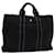 Hermès HERMES Fourre Tout MM Hand Bag Canvas Black Auth mr045 Cloth  ref.1327068