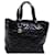 CHANEL Matelasse Tote Bag Patent leather Black CC Auth 66962  ref.1327091
