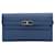 Kelly Hermès Hermes wallets Blue Leather  ref.1327268