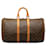 LOUIS VUITTON Travel bags Keepall Brown Cloth  ref.1327287
