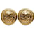 Chanel earrings Golden Metal  ref.1327331