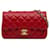 CHANEL Handbags Timeless/classique Red Leather  ref.1327494