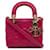 DIOR Handbags Lady Dior Pink Leather  ref.1327542