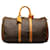 LOUIS VUITTON Travel bags Keepall Brown Cloth  ref.1327553