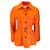 Autre Marque Prada Trench court ceinturé orange Coton  ref.1327671