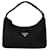 Prada Nylon Triangle Re-Edition Handbag Black Cloth  ref.1327696
