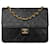 Chanel Quilted Lambskin 24K Gold Single Flap Timeless Bag Black Leather  ref.1327697