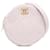 Chanel Pochette rotonda in vernice trapuntata rosa con catena Pelle Pelle verniciata  ref.1327787