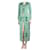 Etro Robe midi en tricot jacquard vert - taille UK 8 Viscose  ref.1327828