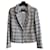 Chanel tweed jacket Grey Dark brown  ref.1327859