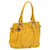 Céline CELINE Tote Bag Leather Yellow Auth bs13073  ref.1327907