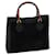 GUCCI Bamboo Tote Bag Suede Black Auth 70244  ref.1327922