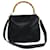 GUCCI Bamboo Shoulder Bag Leather 2way Black Auth 70143  ref.1327924