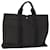 Hermès HERMES Her Line MM Tote Bag Canvas Gray Auth 69965 Grey Cloth  ref.1327939