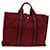 Hermès HERMES Fourre Tout MM Hand Bag Canvas Red Auth mr043 Cloth  ref.1327955