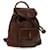 GUCCI Bamboo Backpack Leather Brown 003 1705 0030 Auth ep3758  ref.1327975