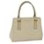 BURBERRY Hand Bag Leather Cream Auth bs13185  ref.1327986