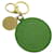 LOUIS VUITTON Vernis T&B Porte Cles Ron Key Holder Green LV Auth ar11669b Patent leather  ref.1327999