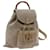 GUCCI Bamboo Backpack Suede Beige 003 3444 0030 Auth yk11065  ref.1328001