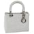 Christian Dior Lady Dior Canage Hand Bag Leather White Auth yk11531  ref.1328006