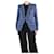 Veronica Beard Veste à carreaux bleue à boutonnage doublé - taille UK 10 Laine  ref.1328066