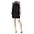 Givenchy Schwarzes Minikleid mit Netzstoff und Nieten - Größe UK 8 Viskose  ref.1328069