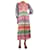 Zimmermann Multicolour floral and paisley tiered midi dress - size UK 12 Multiple colors Cotton  ref.1328086