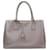 Prada Grey medium Saffiano leather Galleria top handle bag  ref.1328093