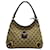 Gucci Brown GG Canvas Abbey bolso de hombro con anilla en D Castaño Beige Cuero Lienzo Becerro Paño  ref.1328114