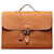 Hermès Brown Taurillon Clemence Sac a Depeches 38 Leather Pony-style calfskin  ref.1328192