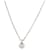CHOPARD HAPPY DIAMONDS NECKLACE 0.035ct white gold 18K 79/4854 11GR NECKLACE Silvery  ref.1328226