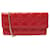 CHRISTIAN DIOR LADY WOC POUCH HANDBAG IN RED CANNAGE LEATHER BAG Patent leather  ref.1328249