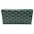 NEW GOYARD RICHELIEU GREEN GOYARDINE WALLET + BOX WALLET BAG NEW Cloth  ref.1328262