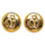 Boucles d'oreilles clips rondes Chanel Mademoiselle Boucles d'oreilles Métal en excellent état  ref.1328304