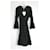 Robe en tricot Diane Von Furstenberg Audrey Viscose Noir  ref.1328333