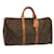 Louis Vuitton Monogram Keepall 50 Boston Bag M41426 LV Auth 69915 Cloth  ref.1328351