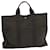 Hermès HERMES Her Line MM Bolso tote Nylon Gris Auth bs13099  ref.1328374