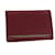 BURBERRY Bifold Wallet Leather Red Auth ep3881  ref.1328390