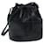 GUCCI Interlocking Shoulder Bag Leather Black 001 904 0791 Auth yk11420  ref.1328399