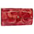 LOUIS VUITTON Vernis Ikat Flower Portefeiulle Sarah Wallet M90022 LV Auth mr028 Pink Patent leather  ref.1328448