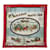 Hermès HERMES CARRE 90 BULL�•MOUTH WESTERN COACH OFFICE Scarf Silk Red Auth am5972  ref.1328449