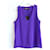 Autre Marque Styland V-neck Purple Silk Double Layer Vest Top  ref.1328504