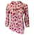Autre Marque Burberry Fuchsia Multi Printed Silk Blouse Pink  ref.1328520