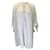 Autre Marque Arts & Science White / Blue Striped Oversized Cotton Dress  ref.1328522