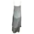 Autre Marque Giorgio Armani Sage Green Metallic Tie Front Long Silk Dress  ref.1328524