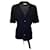 Autre Marque Tomas Maier Veste en tricot noire à manches courtes et ceinture Viscose  ref.1328525