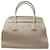 Prada Frama Vitello Daino Top Handle Bag in Light Grey Leather  ref.1328561